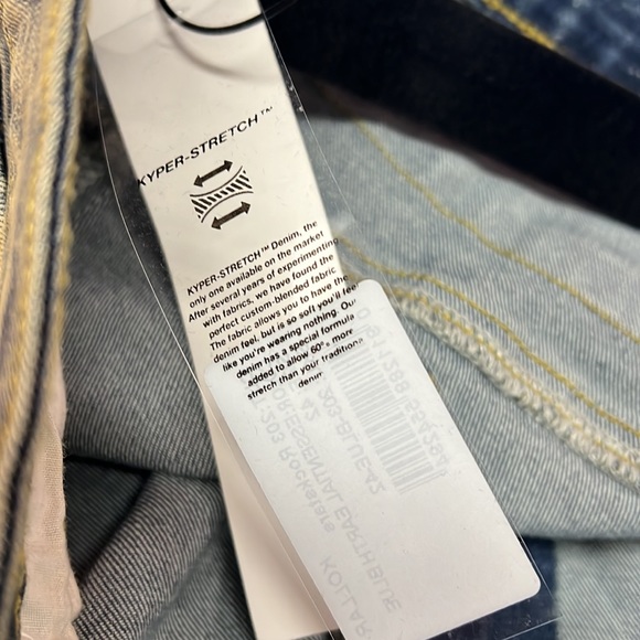 NEW Kollar 203 Skinny Essential Earth Blue Denim Jeans Comfort Men’s Size 42 - Picture 8 of 12